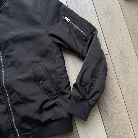 Zara Women's Black Bomber Jacket - Picture 5 of 5